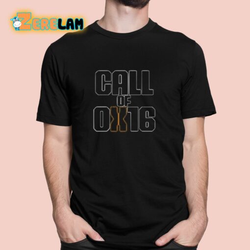 Ox16uk Call Of Zooty Shirt