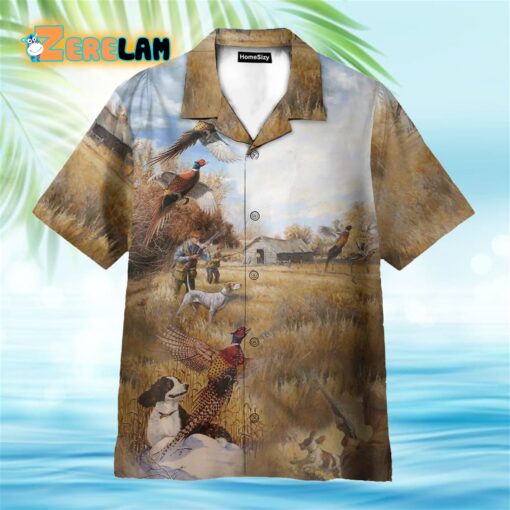 Pheasant Hunting Season Hawaiian Shirt