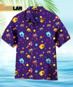 Pickleball Play Smarter Not Harder Purple Hawaiian Shirt