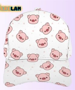 Pig Print Casual Baseball Hat