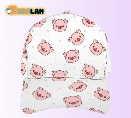 Pig Print Casual Baseball Hat