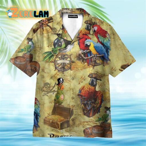 Pirate Parrot Hawaiian Shirt