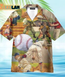 Playing Baseball Hawaiian Shirt