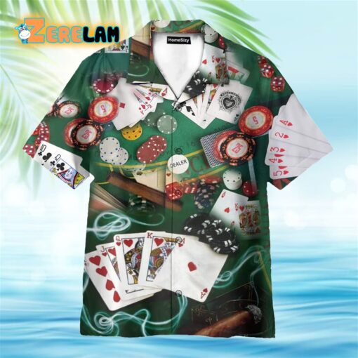 Poker Take The Risk Of Loose Hawaiian Shirt