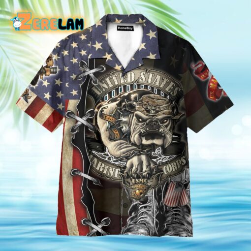 Proud United States Marine Corps Hawaiian Shirt