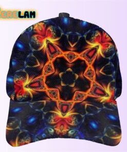 Psychedelic Abstract Trippy Kaleidoscope Adjustable Hat