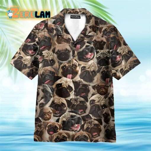 Pug Awesome Funny Hawaiian Shirt