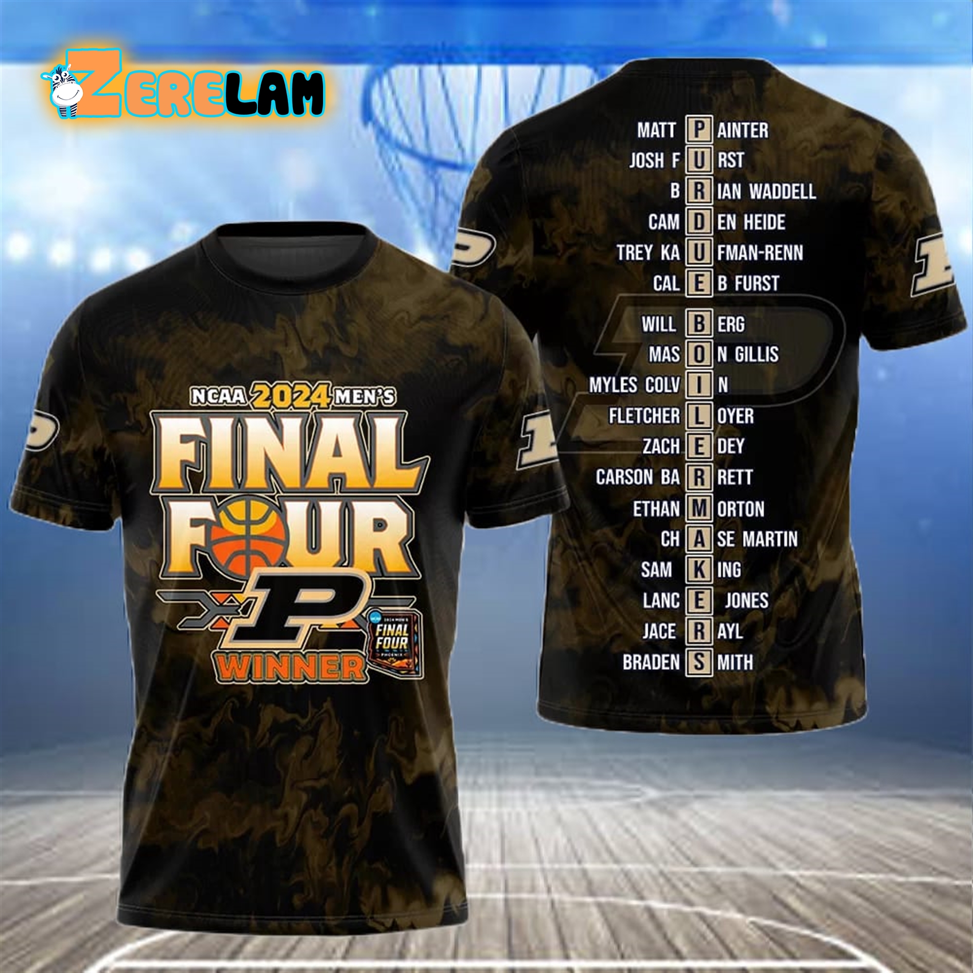 Purdue NCAA 2024 Men's Final Four Winner Shirt Zerelam