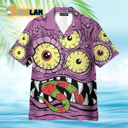 Purple People Eater Cosplay Hawaiian Shirt