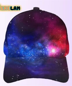 Red Blue Galaxy Classic Baseball Hat