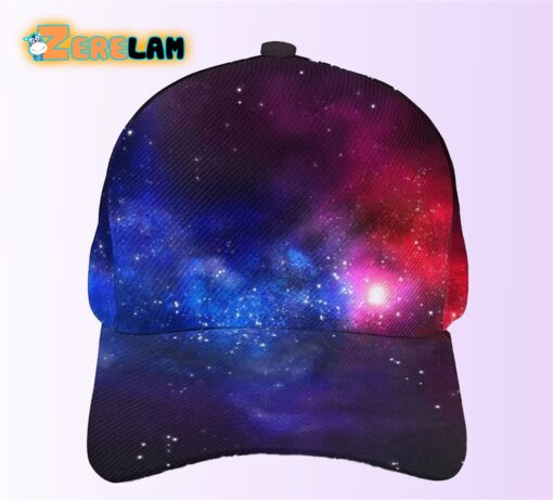 Red Blue Galaxy Classic Baseball Hat