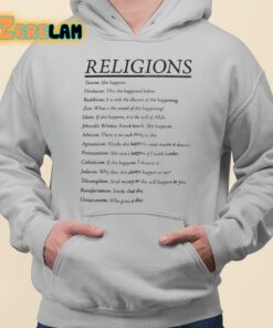Religions Taoism Hinduism Buddhism Zen Islam Shirt 3 1