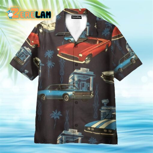 Retro Car Hawaiian Shirt