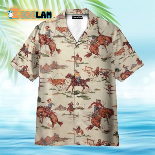 Rodeo Horse Hawaiian Shirt