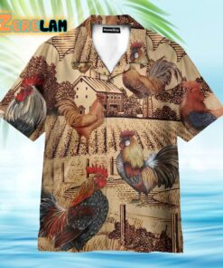 Rooster Vintage Hawaiian Shirt