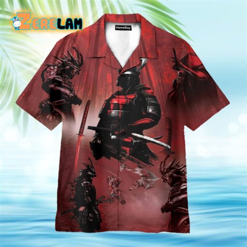 Samurai Combat Japanese Style Hawaiian Shirt