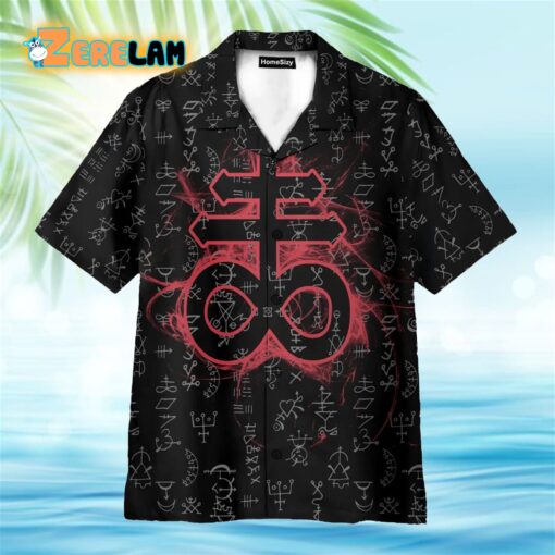 Satanism Magic Circle Hawaiian Shirt