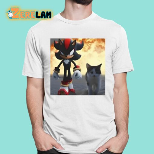 Shadow The Hedgehog And Cat Shirt