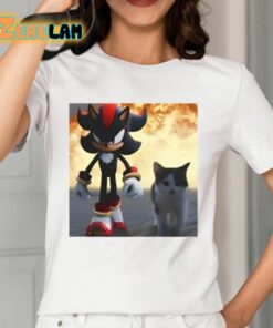 Shadow The Hedgehog And Cat Shirt 2 1