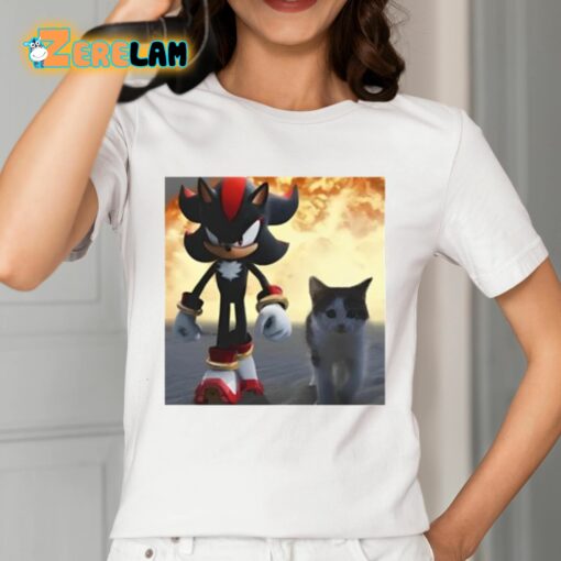 Shadow The Hedgehog And Cat Shirt