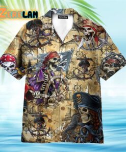 Skull Amazing Pirates Hawaiian Shirt