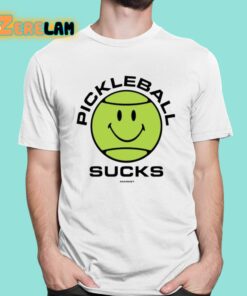 Smiley Pickleball Sucks Shirt