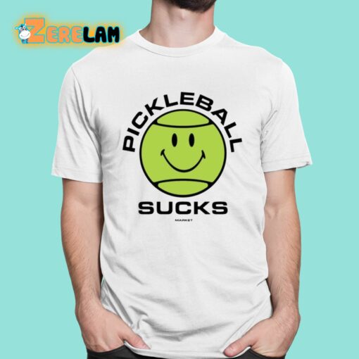 Smiley Pickleball Sucks Shirt