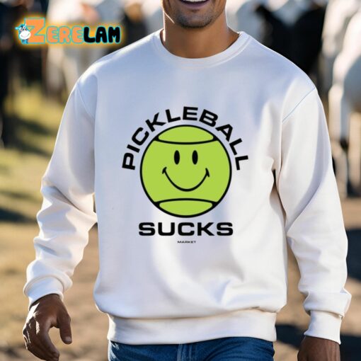 Smiley Pickleball Sucks Shirt