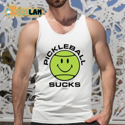 Smiley Pickleball Sucks Shirt