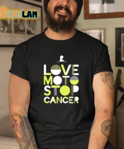 St Jude Love Moto Stop Cancer Shirt 3 1