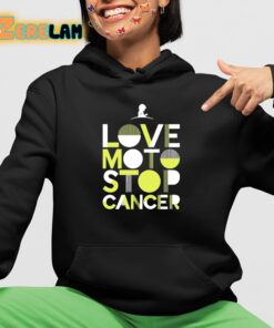St Jude Love Moto Stop Cancer Shirt 4 1