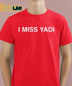 St Louis Baseball I Miss Yadi Shirt 8 1
