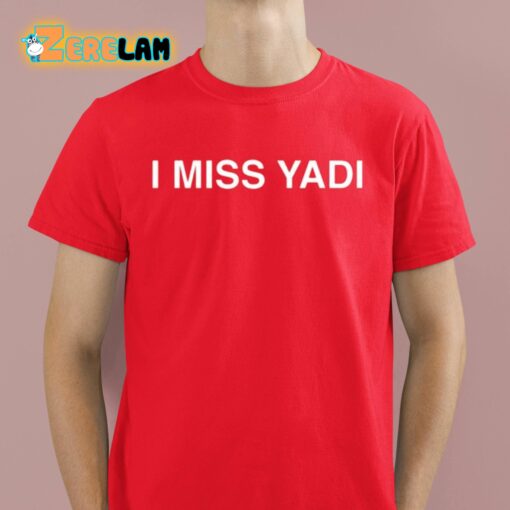 St. Louis Baseball I Miss Yadi Shirt