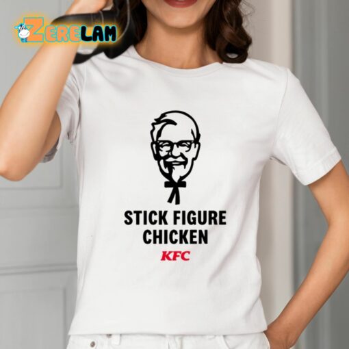 Stick Figure Chicken Shirt