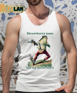 Strawberry Jams But My Glock Dont Frog Shirt 5 1