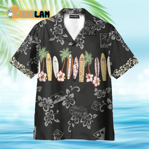 Summer Aloha Maui Surfboard North Shore Hawaiian Shirt