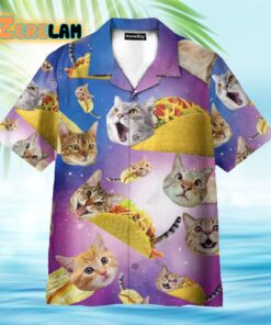 Taco Cat Funny Hawaiian Shirt