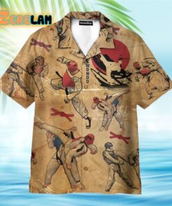 Taekwondo Fighting Korea Style Hawaiian Shirt