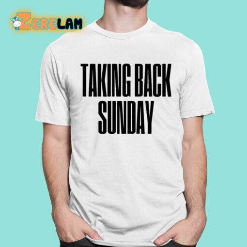 Taking Back Sunday Text Shirt