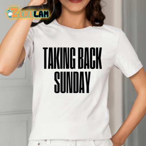 Taking Back Sunday Text Shirt