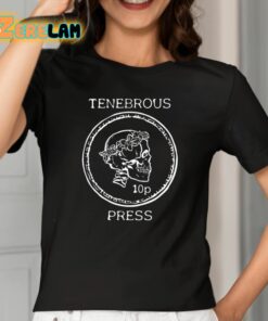 Tenebrous Press Skull And Laurel Straight Cut Shirt 2 1