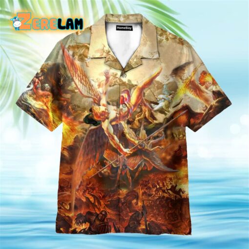 The Fallen Angel Lucifer Hawaiian Shirt