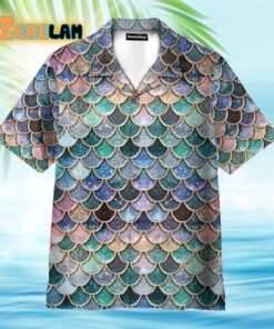The Most Blue Sparkle Mermaid Tail Ocean Hawaiian Shirt