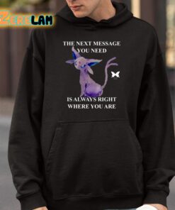 The Next Message You Need Is Always Right Where You Are Shirt 4 1