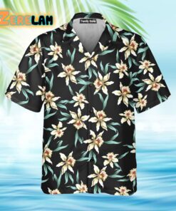 Tom Selleck Magnum Pi Star Orchid Flower Hawaii Shirt