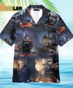 Train Locomotive Hawaiian Shirt