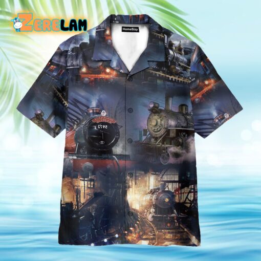 Train Locomotive Hawaiian Shirt