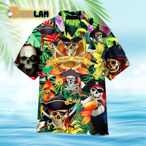 Tropical Skull Make Legends Black Aloha Hawaiian Shirt