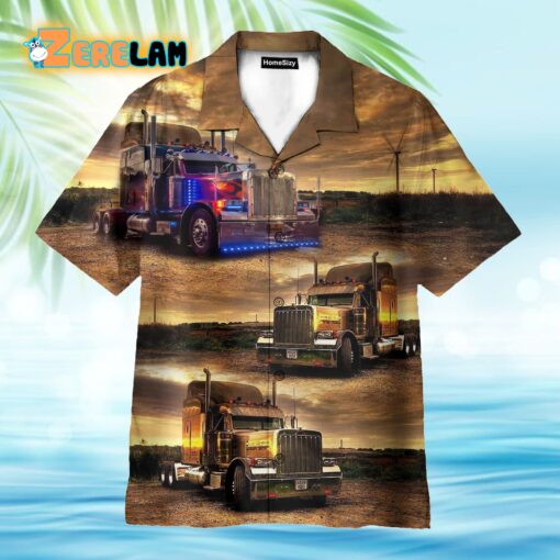 Vintage Trucks Hawaiian Shirt
