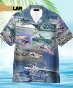 US Air Force LTV A-7 Corsair II Hawaiian Shirt